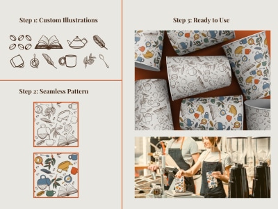 Seamless Pattern Design for Textile, Wallpaper & Packaging