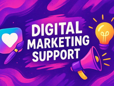 Digital Marketing Support as listed