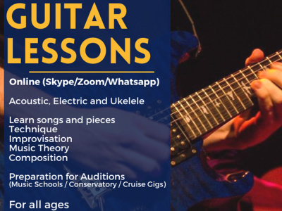 1-on-1 Guitar Lesson with a Pro Musician