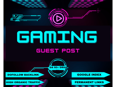 A gaming guest post on high authority gaming blogs