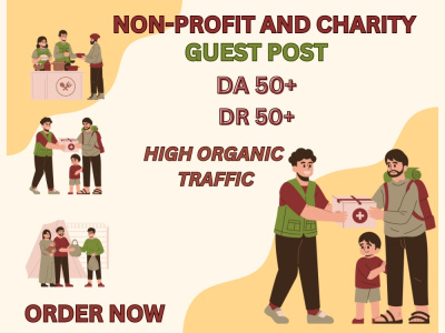 Non-Profit & Charity Blog Guest Posts with Do-follow SEO Backlinks