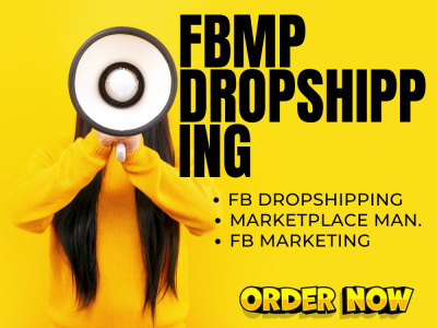 Facebook marketplace dropshipping and store management, FB dropshipping
