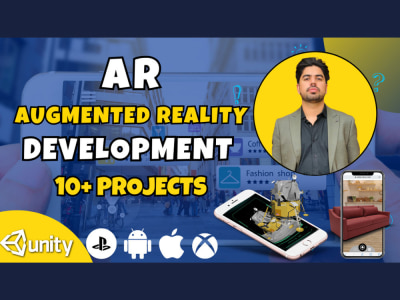 AR application build by senior unity developer for Android and iOS