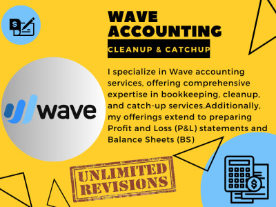 Cleanup & Catchup Bookkeeping Services in Wave accounting software