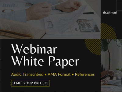 Your medical webinar into a publication‑ready white paper