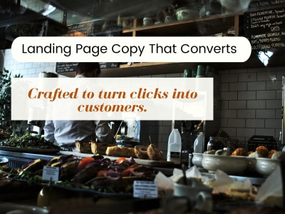 Landing page copy that drives clicks and conversions