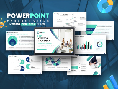 Professional powerpoint Presentation Design and Pitch Deck, PPT Template
