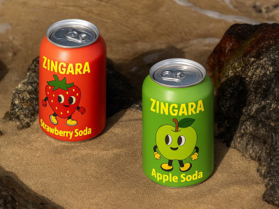 A Premium Modern Can Label & packaging Design