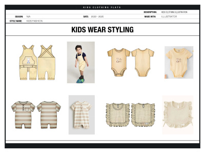 Professional 2D Kids Wear Design