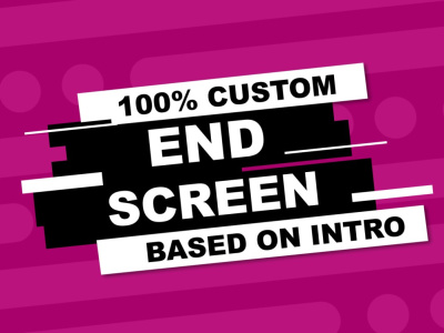 A youtube outro call to action end screen