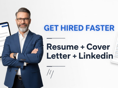 Expertly write resume, cover letter, linkedin optimization