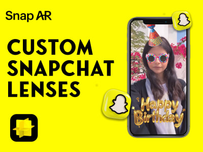 Custom Snapchat Lens | AR Filter Design in Lens Studio