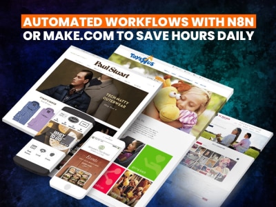 Automated workflows with n8n or Make.com to save hours daily