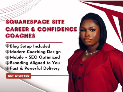 Squarespace online coaching website mindset coach life coach website