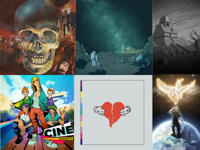 A unique album cover art in any style