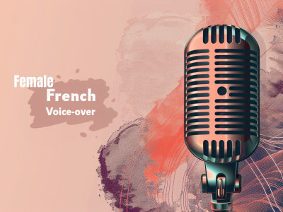 A natural French voice-over for audiobooks or storytelling