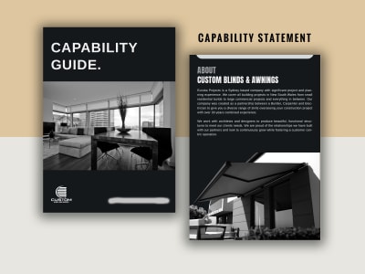 A Professional and Creative CAPABILITY STATEMENT for Your Business