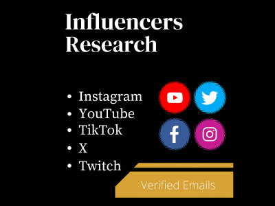 Best Instagram/TikTok influencers for your desired locations (Influencers)