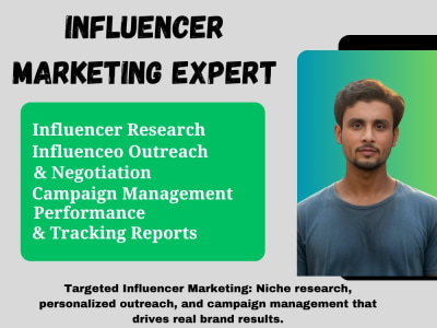 Influencer Marketing, Influencer Outreach & Influencer Research Expert
