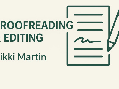 Proofreading and Editing services for blog content, ect.