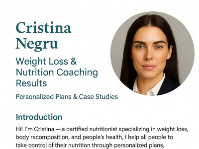 Personalized Weight Loss & Nutrition Plan | Custom Meal Plans + Coaching