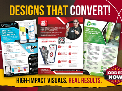 Professional flyers and posters to boost your brand