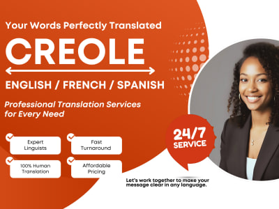 Haitian Creole Translation Services – English, French & Spanish