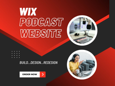 Wix Podcast Website | Podpage Landing | RSS Feed | Booking Forms