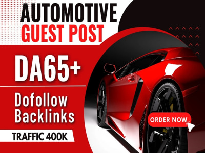 Publish Guest Posts on Auto & Transport Blogs with Dofollow Backlinks