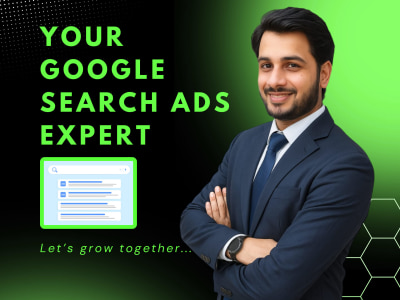 Google Search Ads campaigns run, optimized by PPC expert and SEM specialist