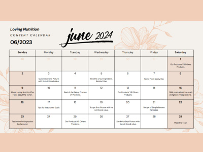 Content Calendar and Instagram Growth Strategy