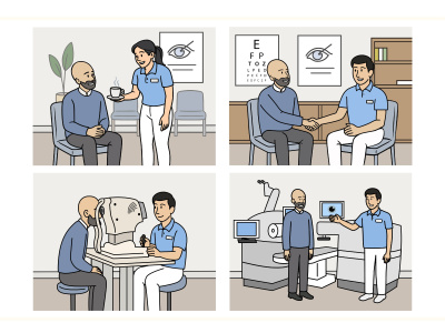 Custom cartoon comic strips and illustrations for your book or website