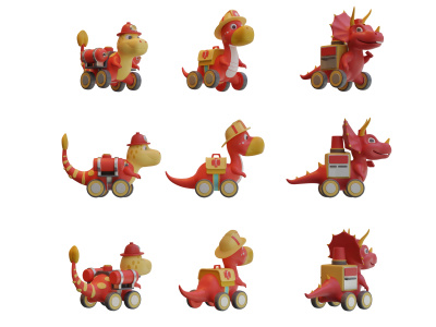 Toys Design - The Big Dinosaur