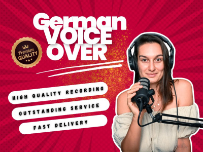 A german female Voice- Over in a warm and sexy voice.