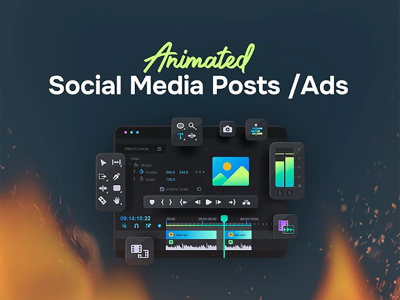 Animated Social Media Post & Reel Ad Design for Meta, TikTok & YouTube