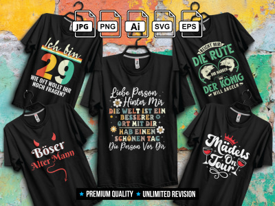 An awesome custom and eye catching German T-Shirt designs