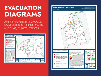 A clean and intuitive evacuation diagrams