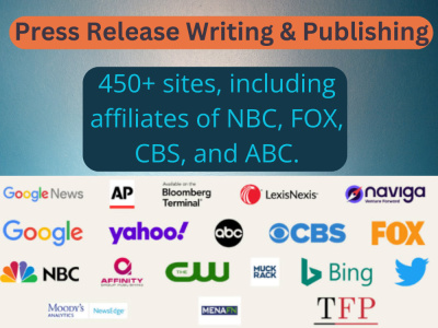 Professional Press Release Writing & Publishing Top News Sites