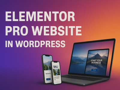 Elementor Expert Developer, Elementor Designer, Clone Elementor Wordpress
