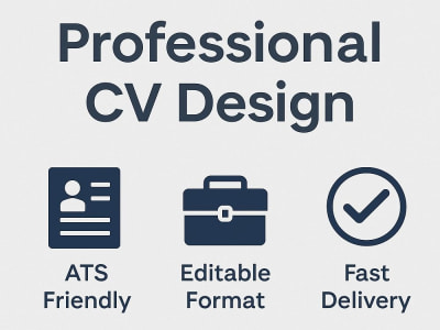 “I will design a professional ATS-friendly CV/Resume”