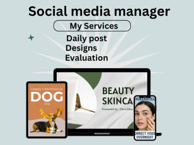 A social media manager
