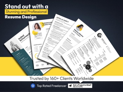 Editable, Professional & Modern ATS CV, Resume Design + Cover Letter