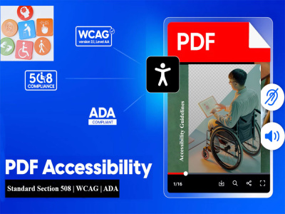 PDF Accessibity/Remediation with Standard Section 508, WCAG, ADA Compliance