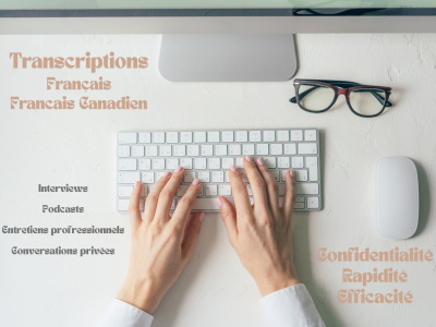 Accurate and authentic transcription of your audio files - French (all)