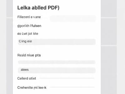 Professionally create a fillable PDF from within 2 hours