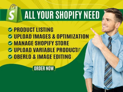 Shopify Product Lisitng, Shopify Product Upload, Shopify Data Entry