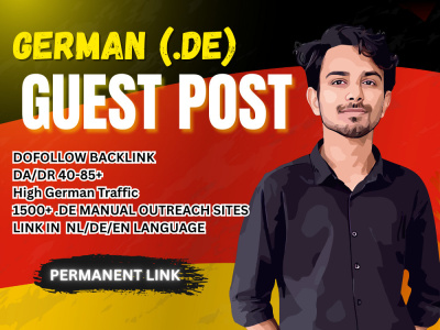 German Guest post Backlink from High DA Real Traffic .de site