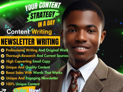 Email newsletter writing, email copy ,Content Writing, Email Copywriter