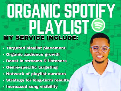Exclusive Spotify Playlist Promotion for Real Music Growth