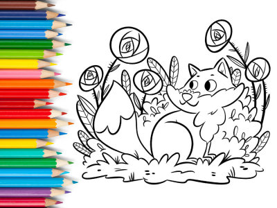 Whimsical Coloring Book with Bold and Easy-to-Color Pages for Kids